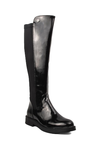 Pierre Cardin Pc-52066 Siyah Kırışık İçi Polarlı Kadın Çizme Siyah Kırışık