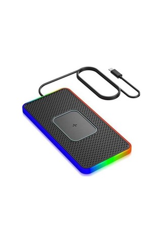 Tongxida Araba İçin Kaymaz Mat, 15w Kablosuz Şarj, Otomatik Suv Şarj Ped, 1m Tip-c Kablo Diğer