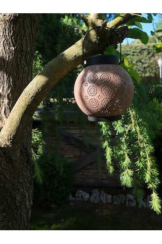 Greentech Güneş Enerjili Dekoratif Led Fener / Askılı Bahçe Feneri / Bahçe Dekorasyon Feneri / GT-SL25R