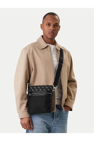 Guess Berlin Erkek Çapraz Askılı Çanta Hmbenpp6123 Siyah