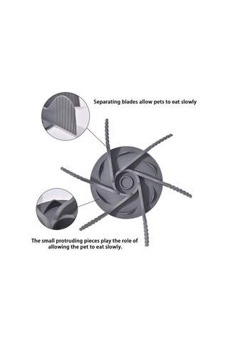 Dm Yavaş Besleyici Köpek Maması Kasesi - Anti-hızlı Yeme Aksesuarı