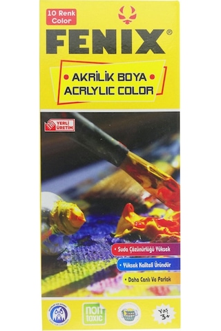 Fenix Akrilik Boya Seti 10X15Ml