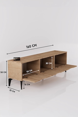 Royal Tv Sehpası Suntalam Bej 160x35 Çok Renkli