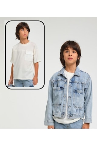 Jack Lions Erkek Kot Ceket 24yesc23246 Mavi