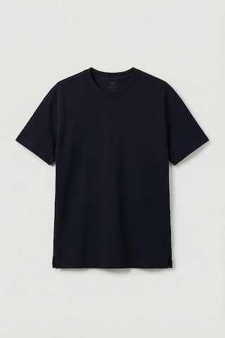 Lacivert Rahat Form Esnek Nefes Alabilir Erkek T-shirt - 88495