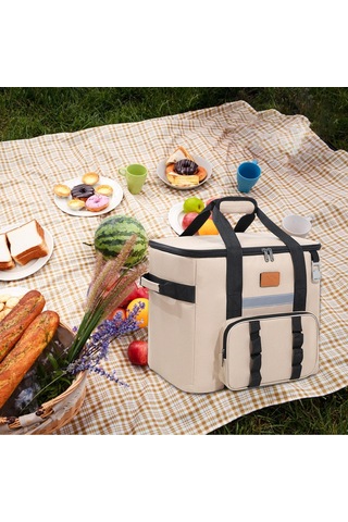 Dolıty Serin Çanta Yetişkinler Sıcak Soğuk Gıda Termal Haki Haki