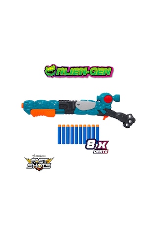 Allien- Gen Sonic Flytrap 10 Atış Dart Fırlatıcı Set