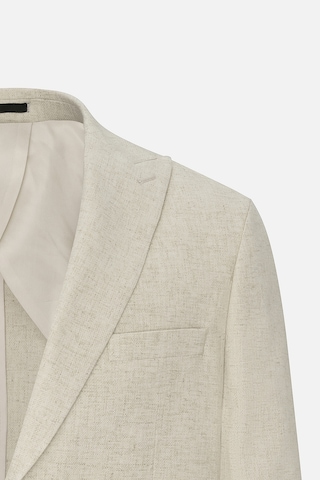 Ac&co Erkek Bej Slim Fit Dar Kesim Kırlangıç Yaka Casual Blazer Ceket