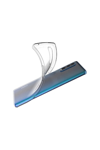 Oppo Reno 3 Pro 5G Kılıf Zore Şeffaf Ince Ve Esnek Süper Silikon Renksiz