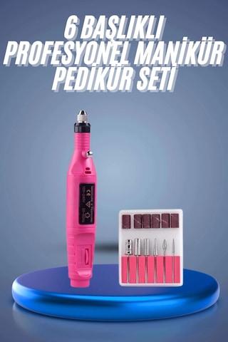 Profesyonel Manikür Pedikür Seti Törpü Makinesi Protez Tırnak Çıkarma 52075480