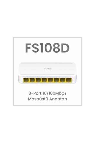 Cudy FS108D 10/100 Mbps 8 Port Megabit Switch