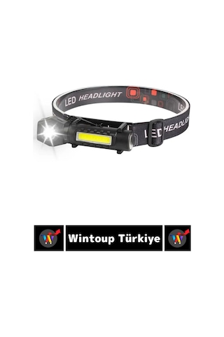 Profesyonel Kamp Avcı Balıkçı Deprem Güçlü Işık Mıknatıslı Sabitleme Şarjlı 215 Lümen Kafa Lambası Çok Renkli