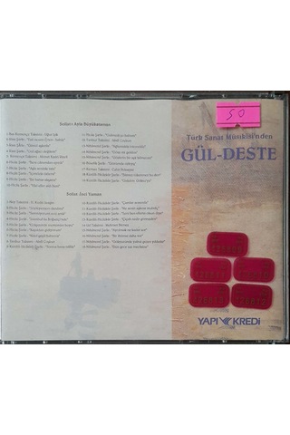 Plak Değildir Cd Dir Cd Türk Sanat Müsikisi'n Den Gül-deste Cd