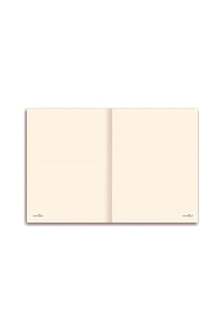 Düz Mavi Kraft Defter 124-Pembe