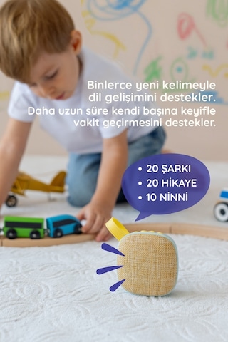 Lumaverse Luma Şarkı Ve Hikaye Kutusu - Eğitici Masalcı & Radyasyonsuz Uyku Ve Yol Arkadaşı - Yeşil