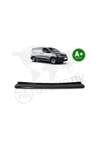 Peugeot Partner Arka Tampon Eşiği Parlak Siyah 2019 Model Ve Sonrası