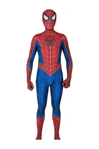 Çocuklar İnanılmaz Örümcek Adam Cosplay Kostüm Partisi Tulum