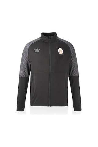 Galatasaray Lisanslı Umbro Dik Yaka Fermuarlı Siyah Sweat Lazer Ahşap Kutu SiYAH