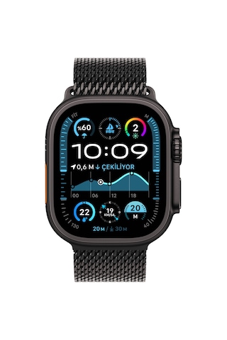 Apple Watch Ultra 2 GPS + Cellular 49 MM Titanyum Kasa Titanyum Milano Loop Small Akıllı Saat (Apple Türkiye Garantili)
