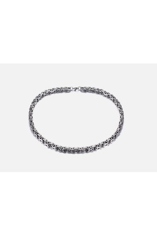 Yaba 60 Cm 316l Paslanmaz Çelik Gümüş Renk Erkek Zincir Kolye ...