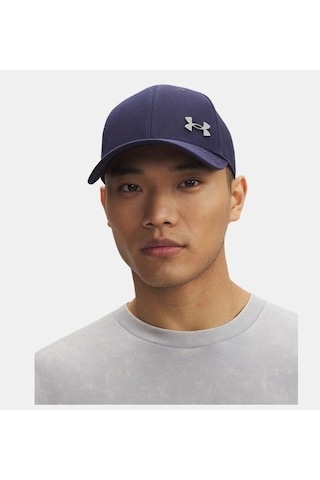 Under Armour M Essential Low Metal Erkek Şapka 1389695-410 Lacivert