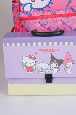 X Dekomus "candy Kitty Collection" Hello Kitty Lisanslı Ortopedik İlkokul Çantası Ve Saplı Çanta Seti Altın