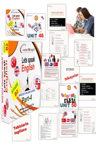 E - Gramer Kitabı + B2 - Ekonuşma Rehberi - Online Eğitim + Konuşma Grubu
