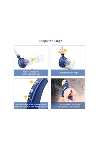 Görünmez Kulak Arkası İşitme Cihazları, Ayarlanabilir Ses Ses Amplifikatörleri Amerika Birleşik Devletleri