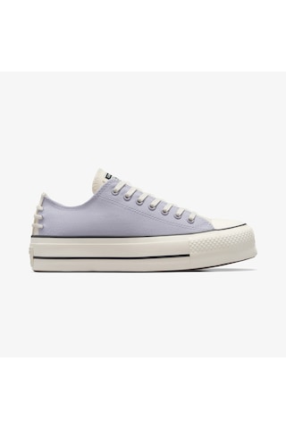 Converse Chuck Taylor All Star Lift Crafted Laces Kadın Lila Platform Sneaker A12553c Mor