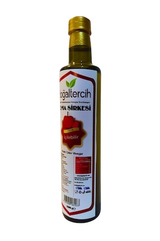 Doğaltercih İçilebilir Doğal Fermantasyon Elma Sirkesi 500 Ml
