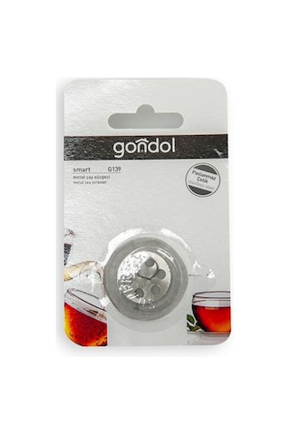 Gondol Çelik Çay Süzgeci Gri