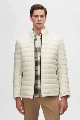 Ds Damat Slim Fit Taş Rüzgar Geçirmez Elyaf Dolgulu Mont 3HF07ORT04262 Taş