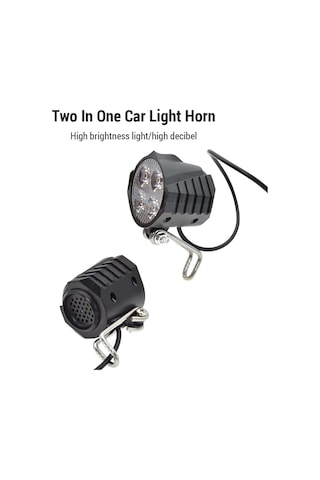 Far Ve Kuyruk Işığı Seti 24-48v Ebike Sinyalleri Ön Ve Arka Işık Elektrikli Bisiklet Işık Korna Kitleri Binicilik İçin Anahtar Diğer