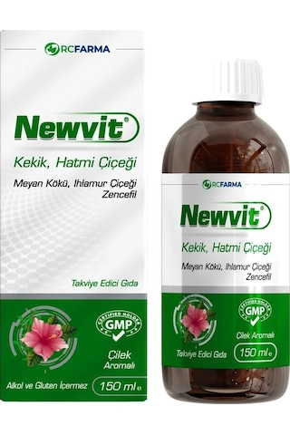 Newvit Kekik.Hatmi Çiçeği Şurup 150 ML