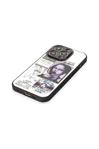 Newface - 541 - iPhone Uyumlu 14 Pro Kılıf Mirror Desenli Kapak - Mirror - Csmo-tex - - 2