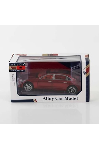 1:24 Ölçek 4 Kapısı Kaput Ve Bagajı Açılan Diecast Model Kırmızı