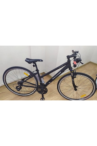 Salcano City Life 21s Unisex V Fren 21 Vites 28 Jant Şehir Bisikleti Mat Siyah Beyaz 16 Kadro