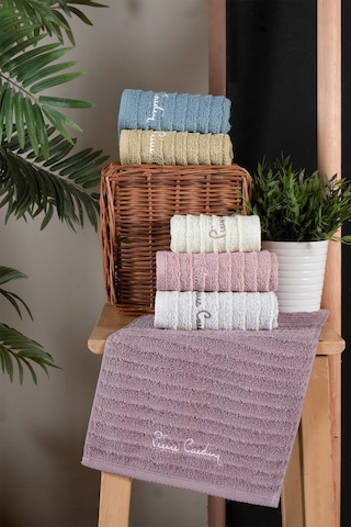 Pierre Cardin 6'lı El Havlusu Wave