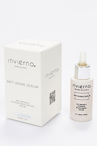 Invierno Barcelona Llc. Yaşlanma Kırışıklık Önlemeye Yardımcı Nemlendirici Anti Aging Serum Hyaluronik Asit Collagen 30ml
