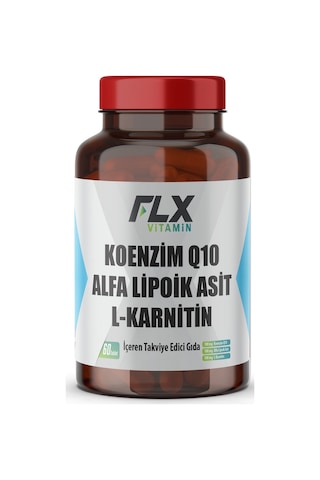 Flx Koenzim Alfa Lipoik L-Karnitin Coenzyme Q10 60 Tablet