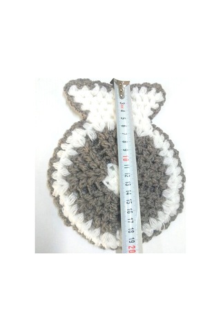 El İşi Örme 6lı Banyo Lifi İki Renkli