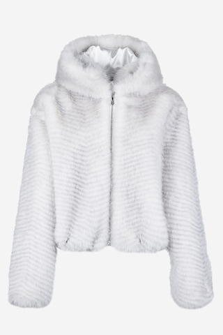 Valmenti Kadın Tekstil Beyaz Mont 616 5251 Bn Pls Mont Sk24/25 Beyaz Pelus Beyaz