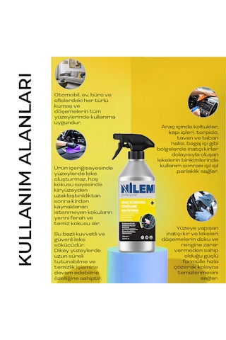 Nilem Profesyonel Araç İçi Detaylı Temizleme Solüsyonu 750 Ml