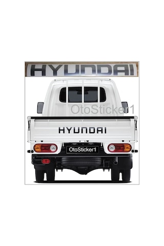 Hyundai H100 İçin Özel Yeni Uyumlu Aksesuar Kamyonet Minibüs Arka Bagaj Kapak Özel Yeni Sticker
