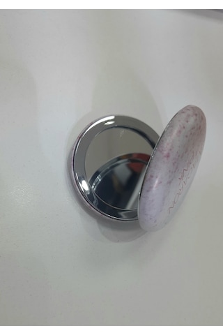 Rival Macaron Pink Yazılı Makyaj Aynası