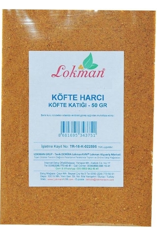 Lokman Köfte Harcı 50 G