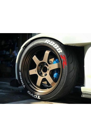 Lastik Yazısı Toyo Tıres R888 R 1.Sınıf Kalite Stıker