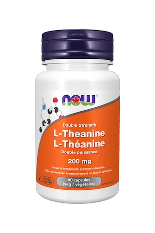 Now Foods L-Theanine Double Strength 200 Mg 60 Kapsül