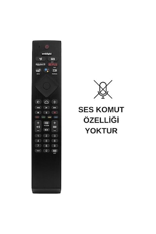 Phılıps Ykf474-b003 Uyumlu Led Tv Kumanda - Ses Komutsuz
