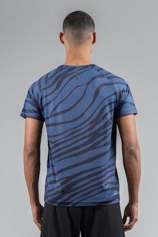 Maraton Regular Erkek Bisiklet Yaka Saks T-shirt Saks